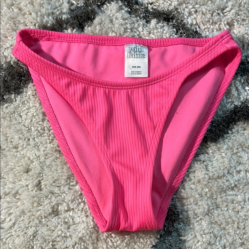 Wild Fable Hot Pink Swim Bottom